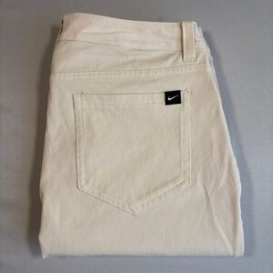 Nike Women's Dri-Fit Slim Fit Golf Pants With Stretch Beige Size 8